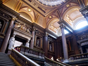 Magnificent staircase in the Fitzwilliam Museum